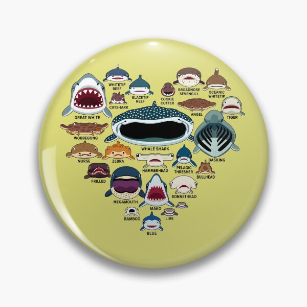 Item preview, Love Shark Faces designed and sold by NoThoughtsCat.