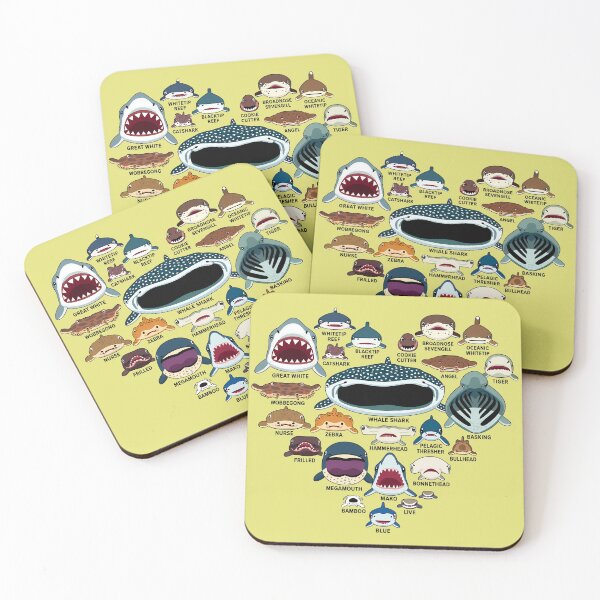 Item preview, Love Shark Faces designed and sold by NoThoughtsCat.