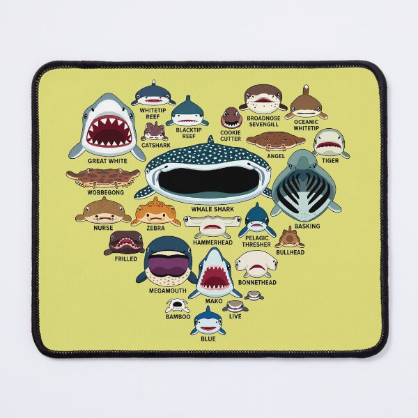 Item preview, Love Shark Faces designed and sold by NoThoughtsCat.