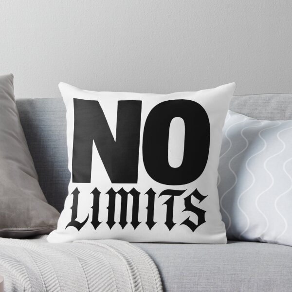 Item preview, No Limits Typography T-Shirt  designed and sold by redblink store.