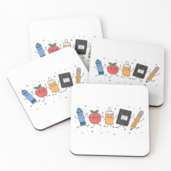 Item preview, Kawaii School Supplies Cute Dancing Classroom Friends designed and sold by Oddifys.