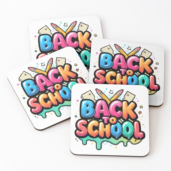 Item preview, Colorful Back To School Bubble Graffiti Typography designed and sold by Oddifys.