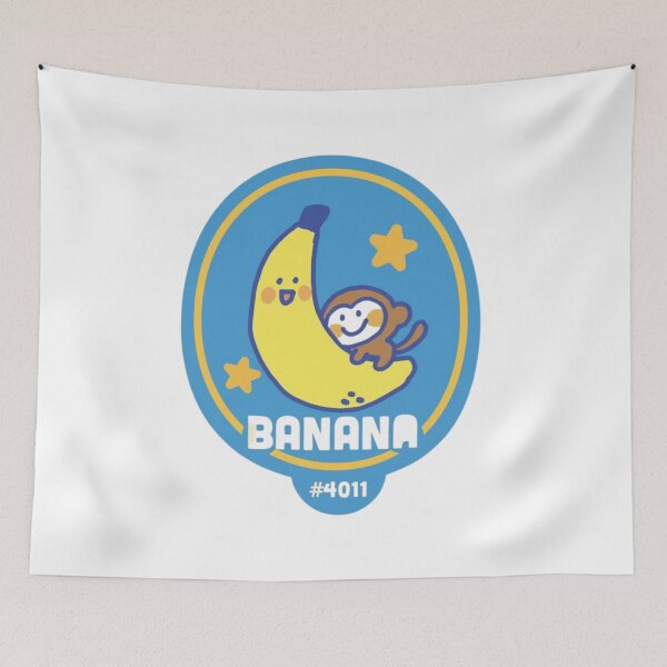 Item preview, Cute banana and monkey designed and sold by checolingo.