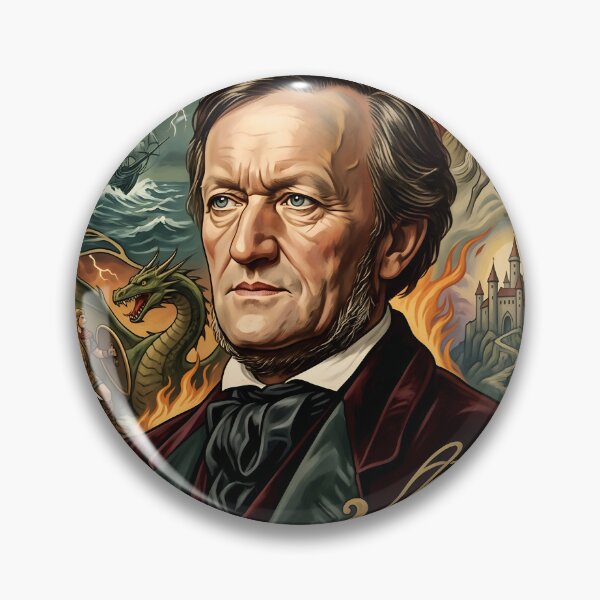 Item preview, Richard Wagner - Hand Drawn Poster  designed and sold by ARTROGAN.