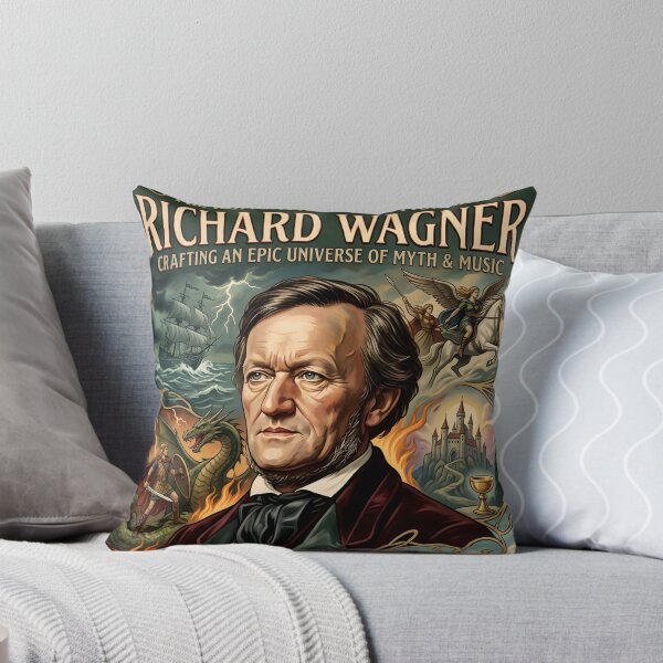 Item preview, Richard Wagner - Hand Drawn Poster  designed and sold by ARTROGAN.