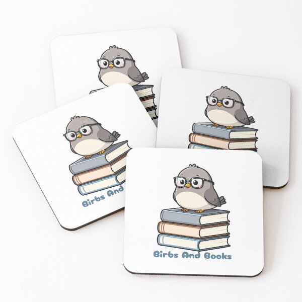 Item preview, Birbs and Books, Bookish Bird Energy designed and sold by WrenAndWhimsy.