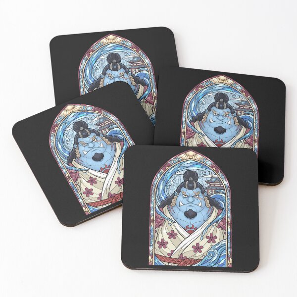 Item preview, Jinbei One Piece Wave Temple Stained Glass designed and sold by mildaclairmo.