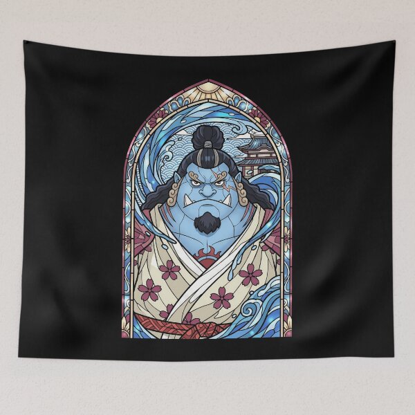 Item preview, Jinbei One Piece Wave Temple Stained Glass designed and sold by mildaclairmo.