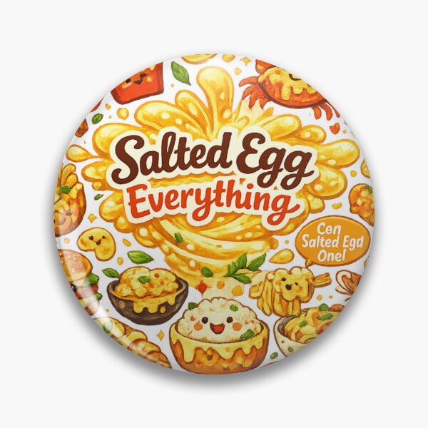 Item preview, Salted Egg Everything: Can One Lah! designed and sold by WhimsiSG.