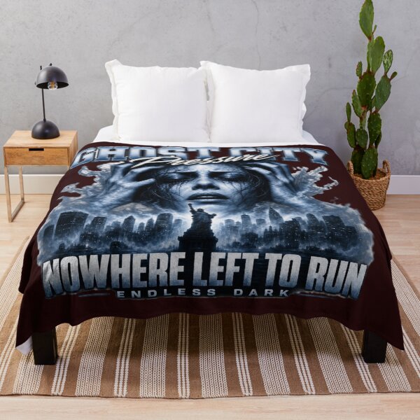 Item preview, Ghost City Pressure – Nowhere Left to Run Horror Gothic designed and sold by freshwear design.