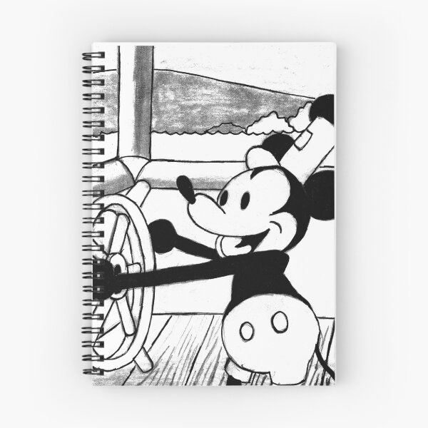 Item preview, Steamboat Willie (Black-and-White Vintage Mouse) designed and sold by GrudleBay.