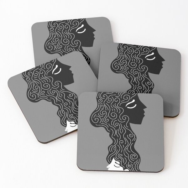 Item preview, woman with a subconscious silhouette emerging from her head designed and sold by matintheworld ( delcarmat ).