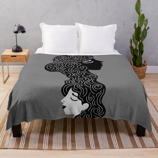 Item preview, woman with a subconscious silhouette emerging from her head designed and sold by matintheworld ( delcarmat ).