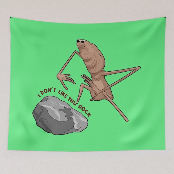Item preview, Marcus The Worm, I Don't Like This Rock designed and sold by NoThoughtsCat.