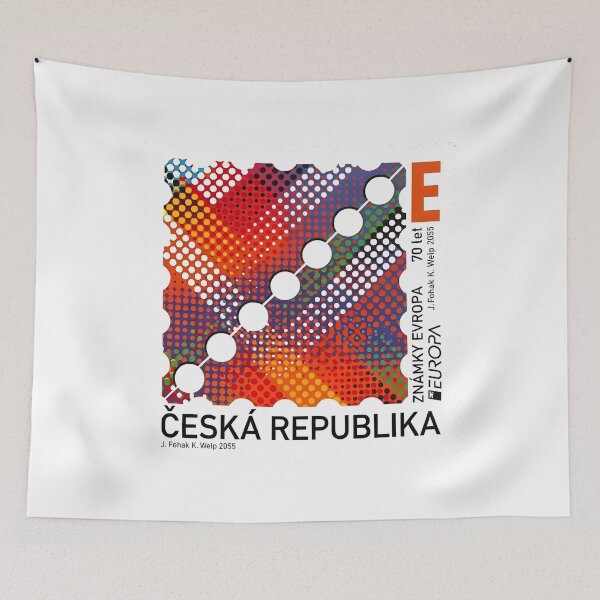 Item preview, Czech Republic 70 Years of Europa Stamps Commemorative Issue designed and sold by interdesigner.