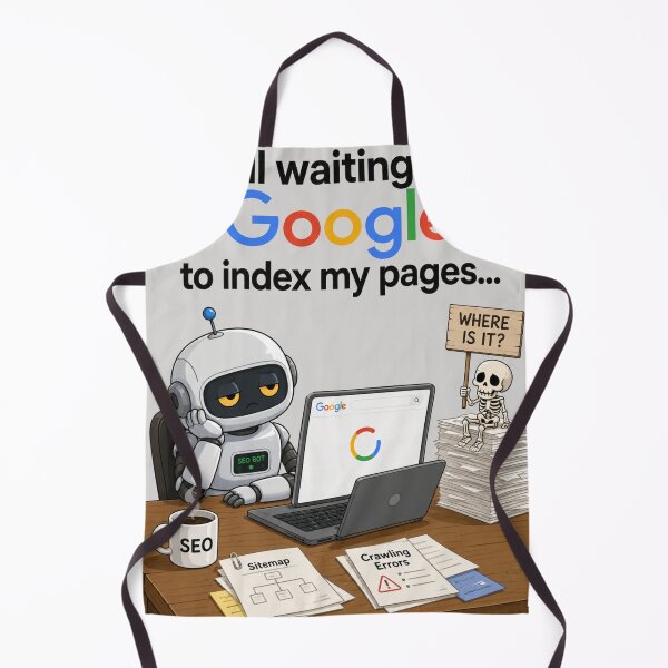 Item preview, Still Waiting for Google to Index My Pages - Funny SEO & Web Developer Humor designed and sold by wilnickvisuals.