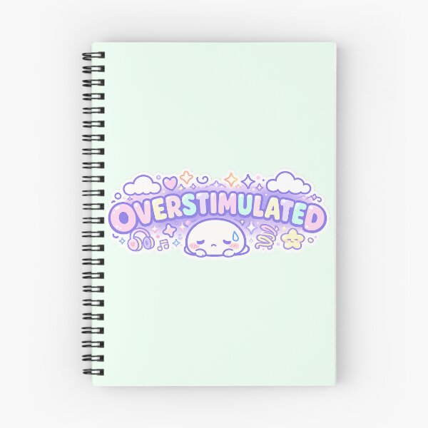 Item preview, Overstimulated sticker designed and sold by amyness.