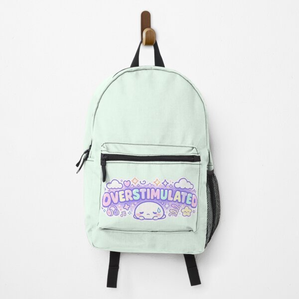 Item preview, Overstimulated sticker designed and sold by amyness.