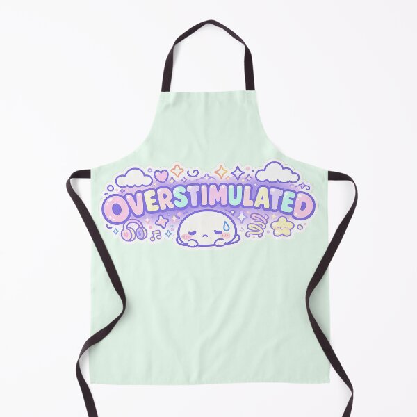 Item preview, Overstimulated sticker designed and sold by amyness.