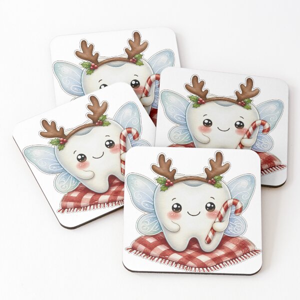 Item preview, Reindeer Tooth Fairy | Cute Christmas Fairy Tooth designed and sold by Mommy-Smile.