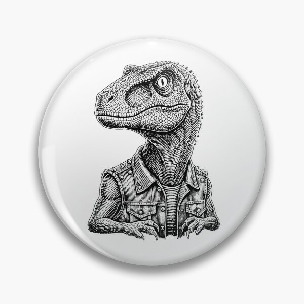 Item preview, Punk Raptor Dinosaur – Vintage Velociraptor Biker Rock Graphic designed and sold by sportfantees.