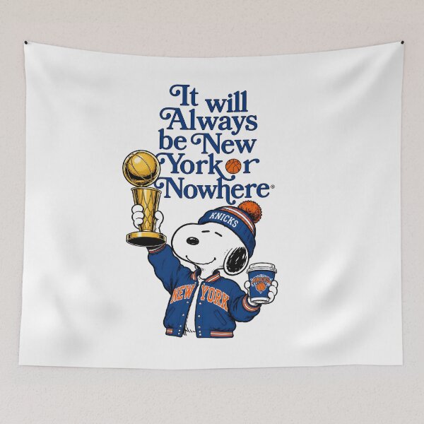 Item preview, Snoopy It Will Always Be New York Or Nowhere Funny Basketball Lovers designed and sold by Har-vee.
