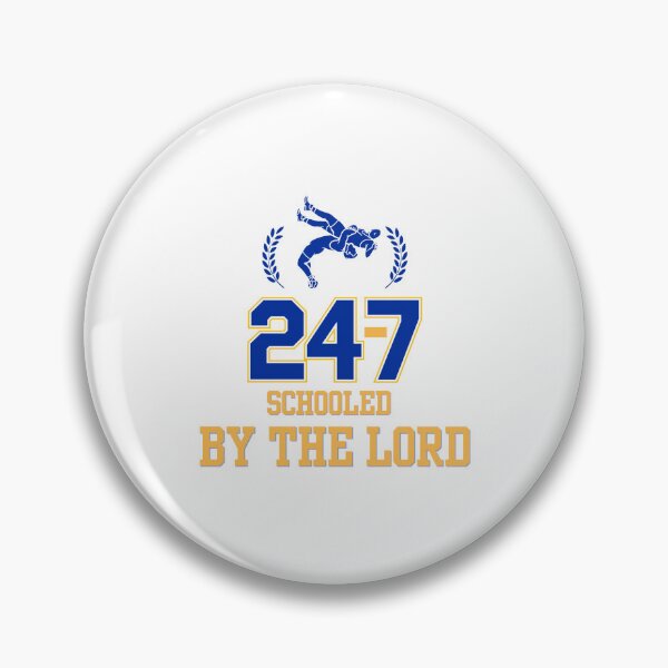 Item preview, Schooled By The Lord (Blue) designed and sold by RedLetterArtTN.
