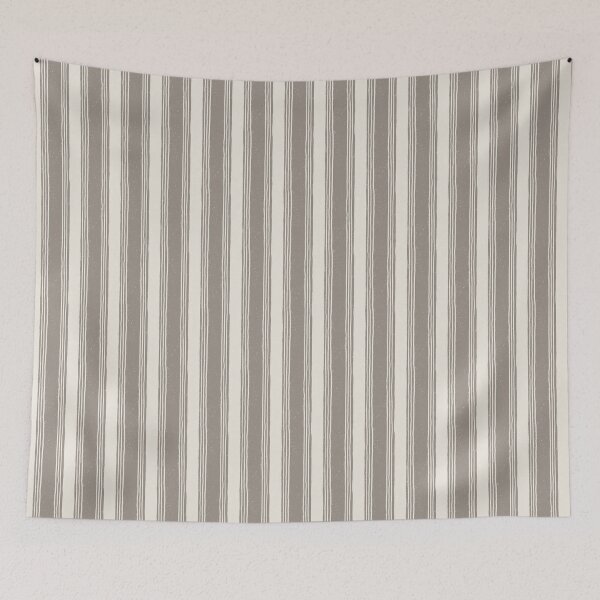 Item preview, Japandi Organic textured ticking stripe designed and sold by FrancesPoff.
