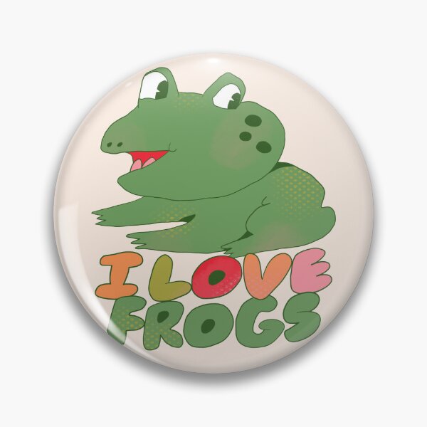 Item preview, I Love Frogs (Green) designed and sold by yellowflowerhut.