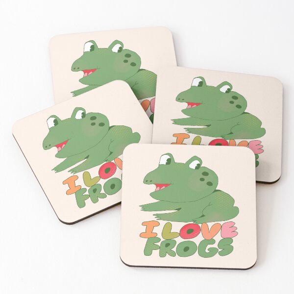 Item preview, I Love Frogs (Green) designed and sold by yellowflowerhut.