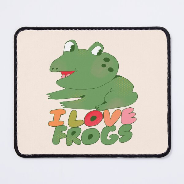 Item preview, I Love Frogs (Green) designed and sold by yellowflowerhut.