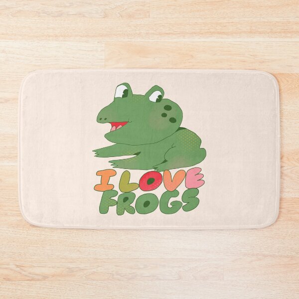Item preview, I Love Frogs (Green) designed and sold by yellowflowerhut.