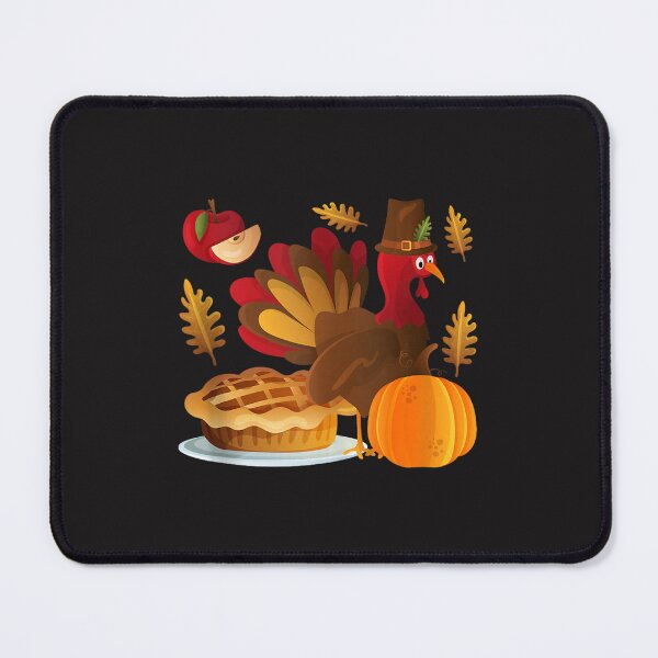 Item preview, Cute Thanksgiving Turkey Pilgrim Pumpkin Apple Pie Autumn Harvest designed and sold by kiralynstration.