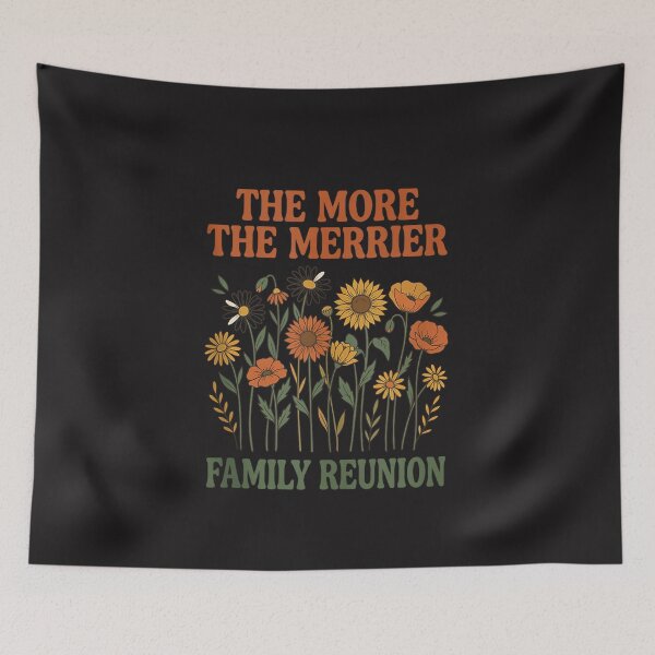 Item preview, The More The Merrier Family Reunion Vintage Wildflower Floral Design designed and sold by kiralynstration.