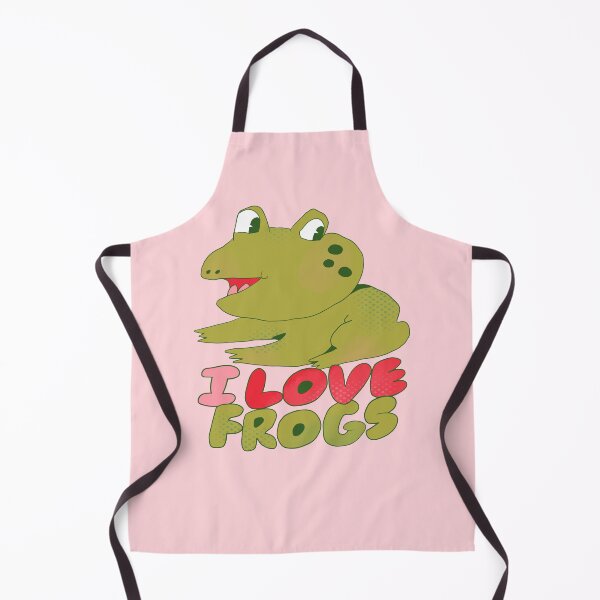 Item preview, I Love Frogs (Light Green) designed and sold by yellowflowerhut.