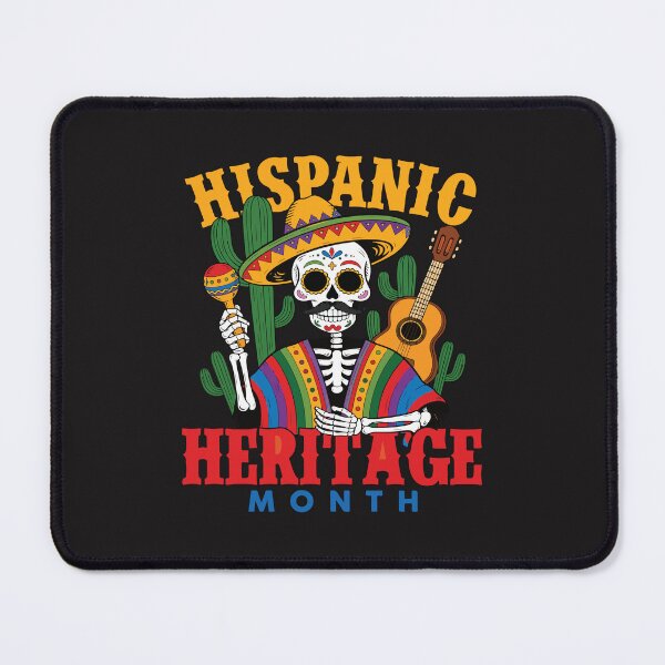 Item preview, Hispanic Heritage Month Sugar Skull Skeleton Fiesta Vintage Mexican designed and sold by kiralynstration.