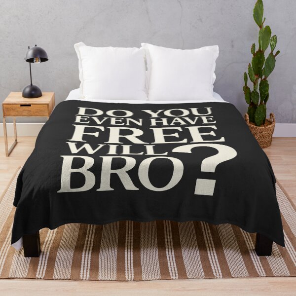 Item preview, Do You Even Have Free Will Bro? - Arminianism Meme designed and sold by 3hornCreations.