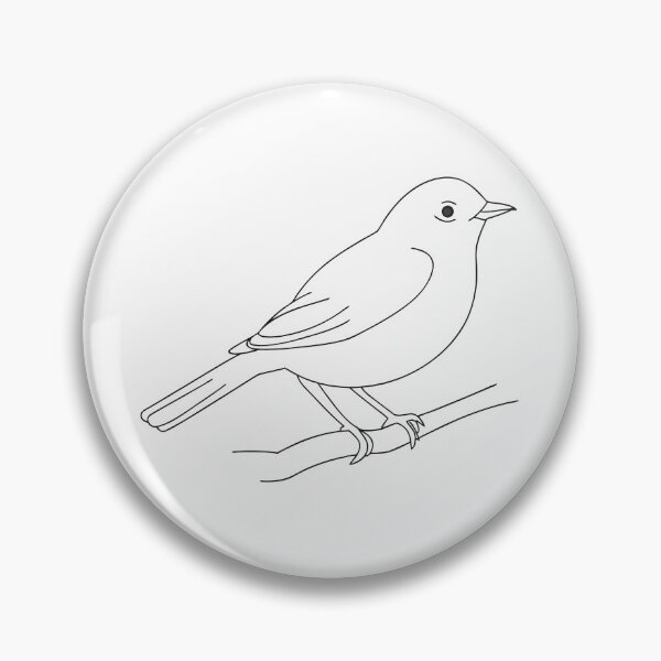 Item preview, Bird Elegant 2 Line Art Gift designed and sold by OneLine Studio.