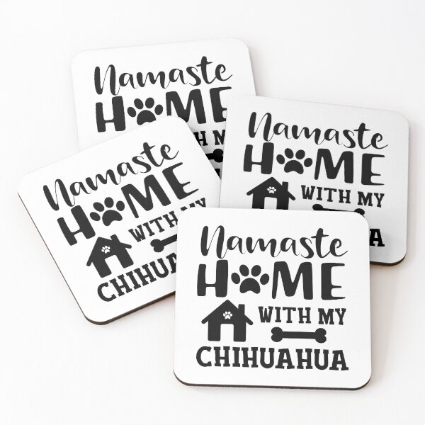 Item preview, Namaste Home With My Chihuahua Dog Lover Gift designed and sold by SoyLamderma.