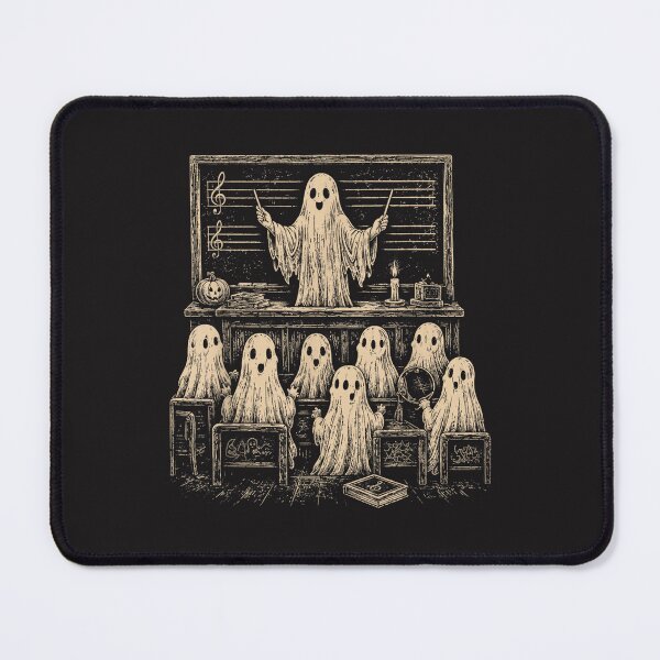 Item preview, Cute Ghost Music Teacher Halloween Classroom Vintage Spooky Music Art designed and sold by kiralynstration.