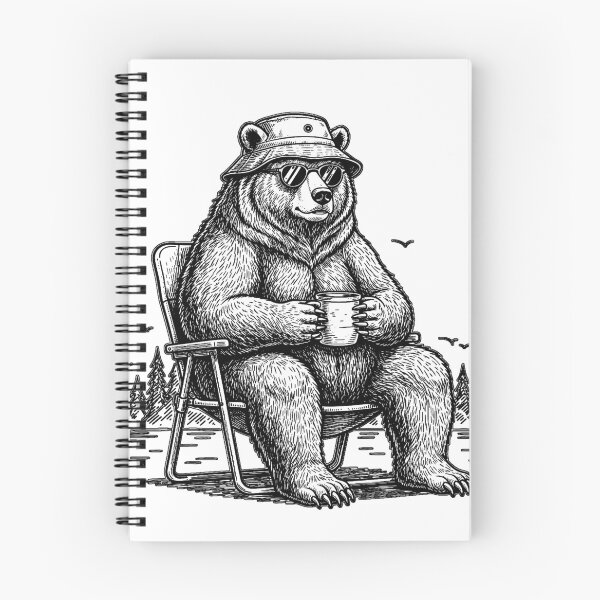 Item preview, Camping Bear Coffee – Vintage Relaxing Bear Outdoor Adventure Graphic designed and sold by sportfantees.