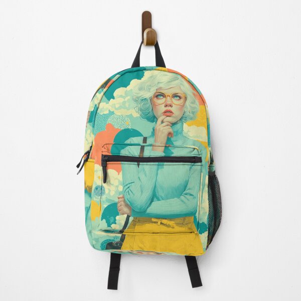 Item preview, Retro Pop Art Golden Haired Woman Illustration designed and sold by colorful-white.