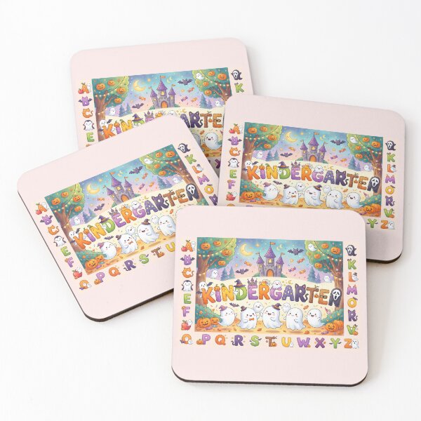 Item preview, Cute Ghost Halloween Alphabet designed and sold by Softie Sticker Studio.