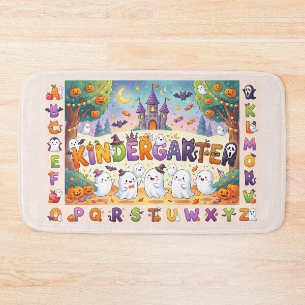 Item preview, Cute Ghost Halloween Alphabet designed and sold by Softie Sticker Studio.