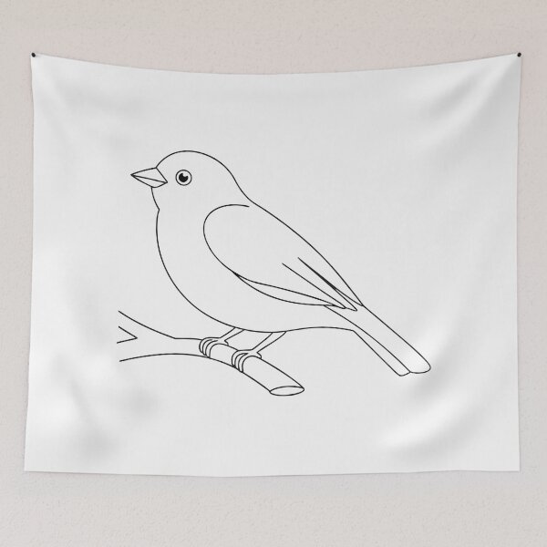 Item preview, Bird Friendly 1 Line Art Gift designed and sold by OneLine Studio.