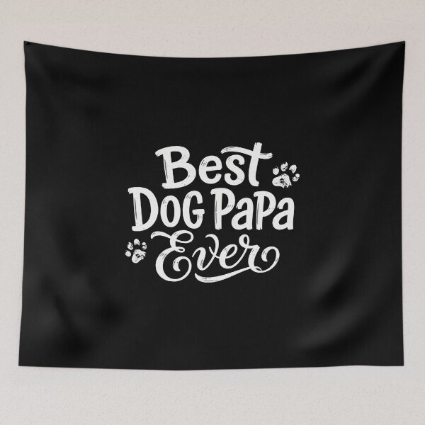 Item preview, Best Dog Papa Ever Text Paw Prints designed and sold by SoyLamderma.