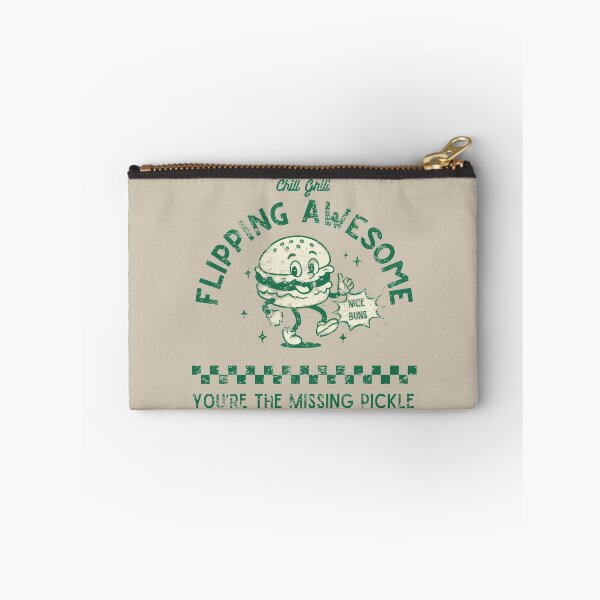 Item preview, Flipping awesome burger - vintage green designed and sold by InkRiot Studios.