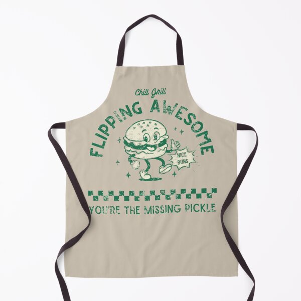 Item preview, Flipping awesome burger - vintage green designed and sold by InkRiot Studios.