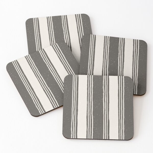 Item preview, Copy of Japandi Organic textured ticking stripe designed and sold by FrancesPoff.