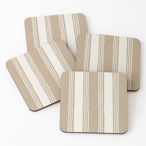 Item preview, Copy of Japandi Organic textured ticking stripe designed and sold by FrancesPoff.